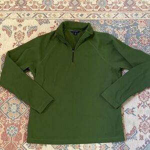 Lands' End Quarter Zip Fleece Pullover